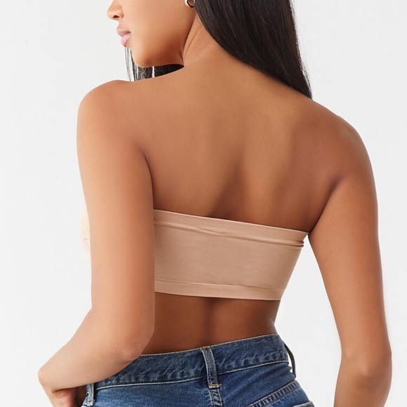 Pacsun nude ribbed bandeau - Picture 3 of 3